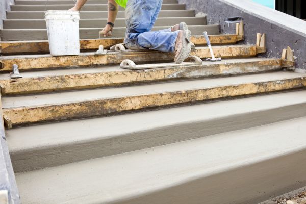 Concrete Steps Pouring in North Richland Hills