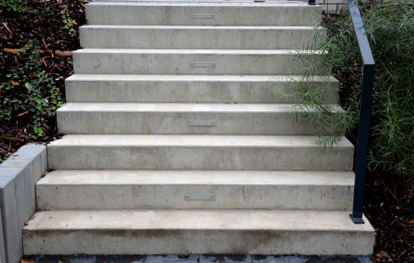 Poured Step Installation in North Richland Hills
