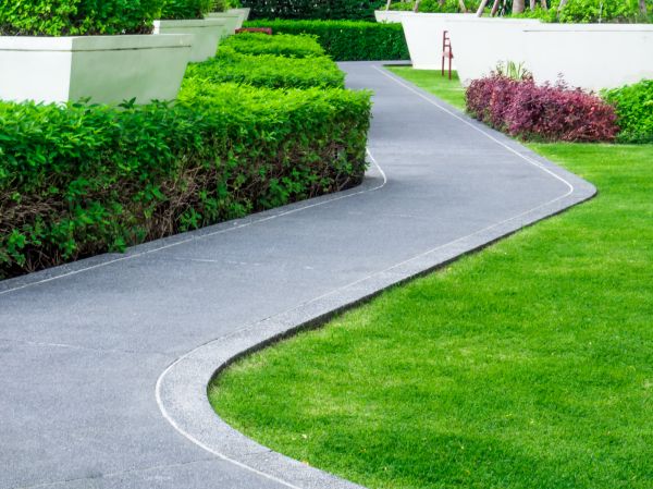 Walkway Curb Installation in North Richland Hills