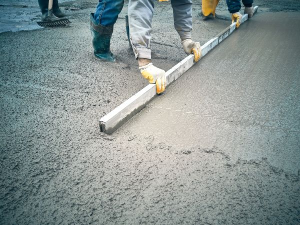 Cement Slab Installation in North Richland Hills