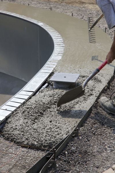 Concrete Pool Deck Building