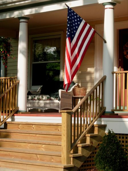 Porch Stair Installation