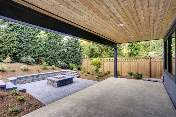 Backyard Concrete Placement