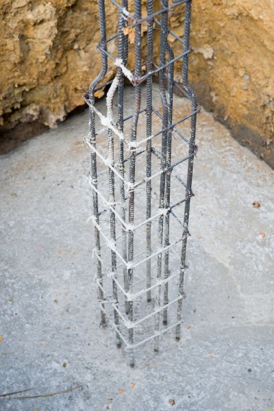 Garage Footing Pouring