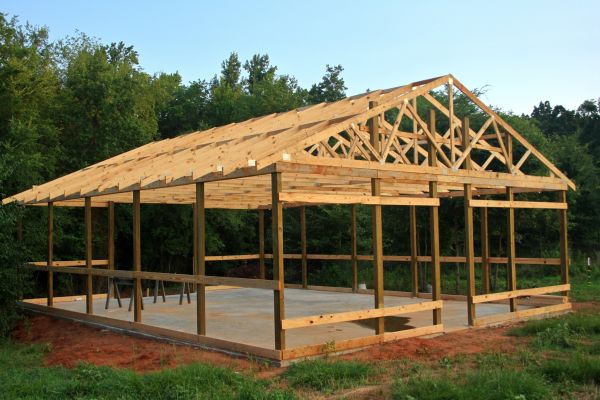 Barn Pad Installation in North Richland Hills