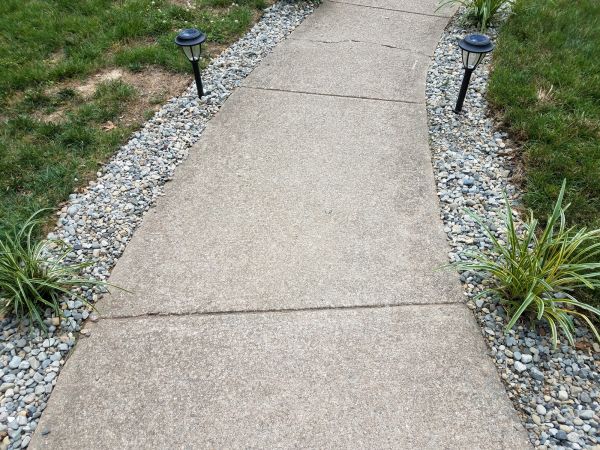 Cement Path Construction in North Richland Hills
