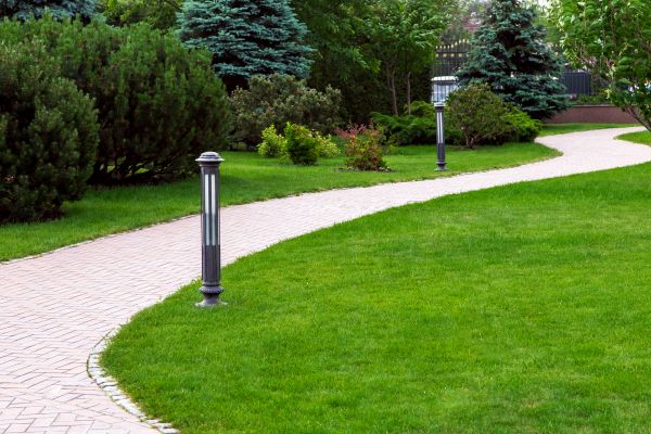 Backyard Sidewalk Installation in North Richland Hills