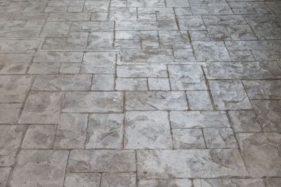 Color-Stamped Concrete